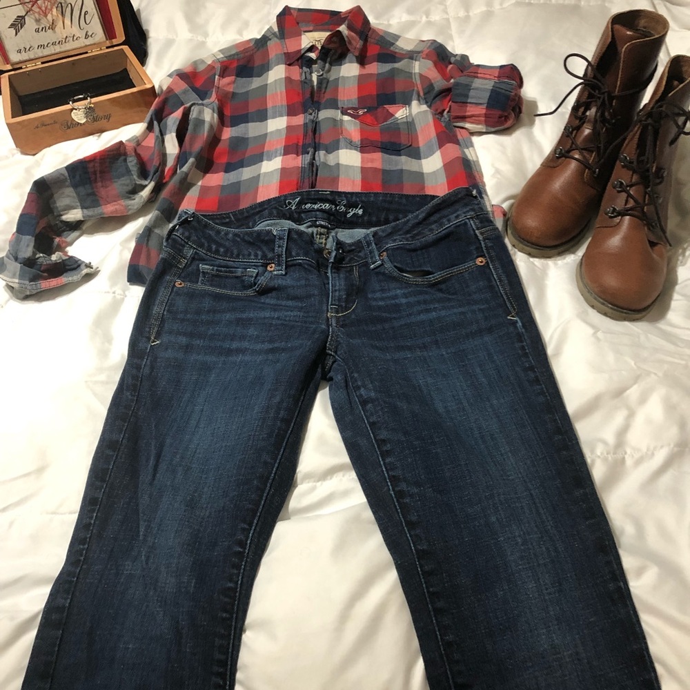AMERICAN EAGLE JEANS size 4
